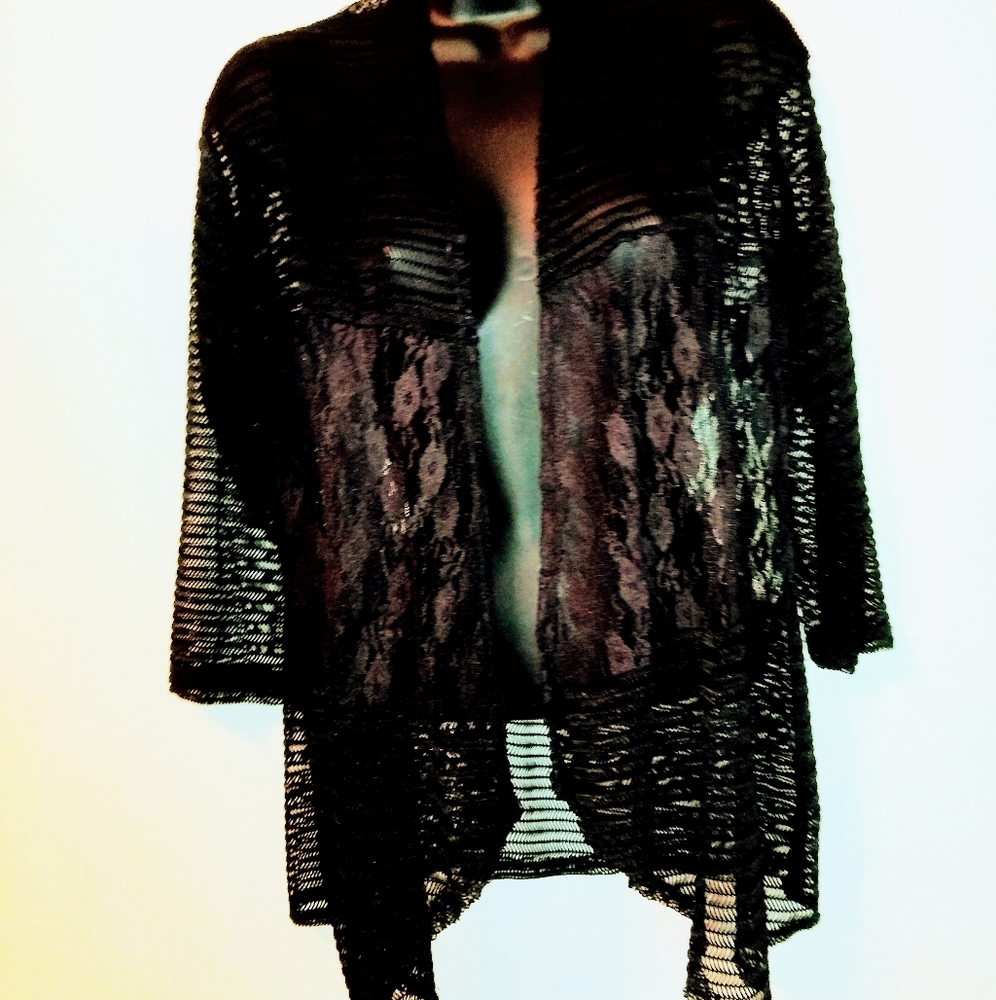 Black Swimsuit Cover up Mod' Land Paris. LG